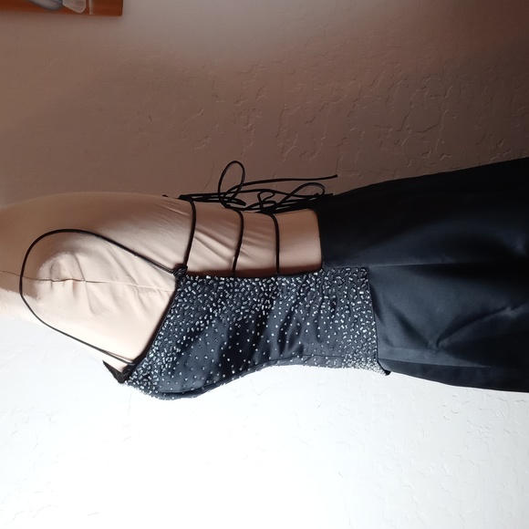 Pinky & Me Exquisite Halter Formal Gown - Picture 4 of 11